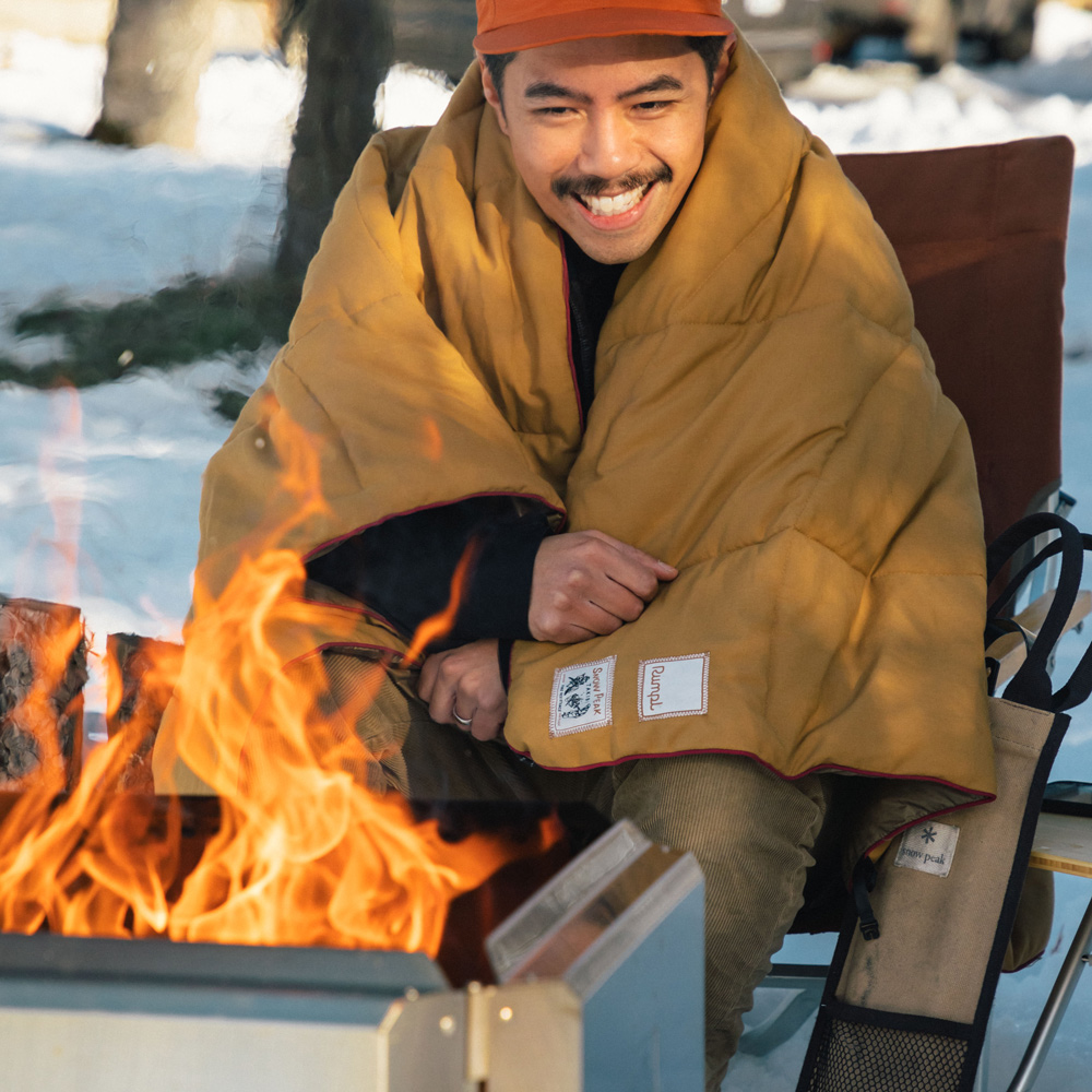 Snow Peak NEW Snow Peak x Rumpl NanoLoft Takibi Blanket Milled