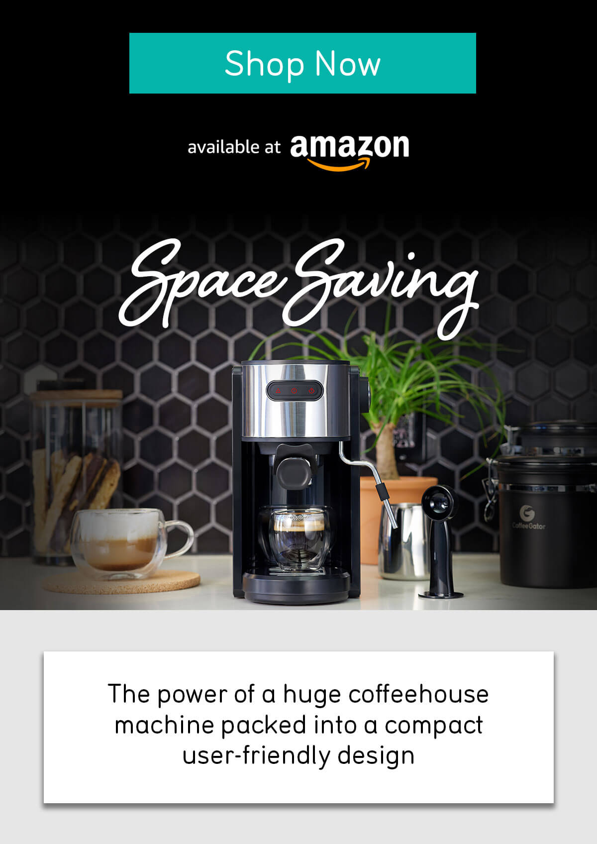 Coffee Gator Introducing Our New Compact Espresso Machine Milled