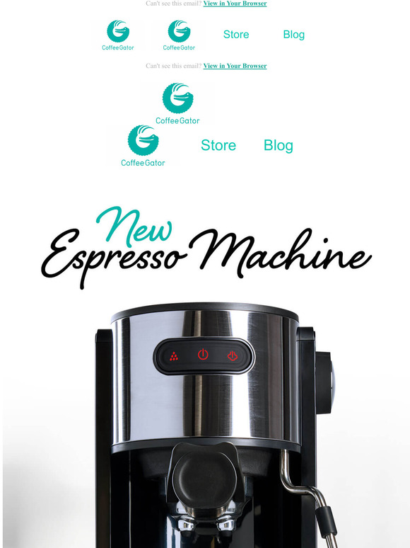 Coffee Gator Introducing Our New Compact Espresso Machine Milled