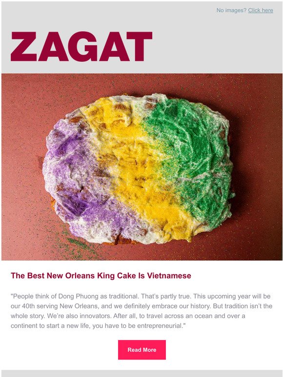 Mardi Gras King Cake From A New Orleans Vietnamese Bakery