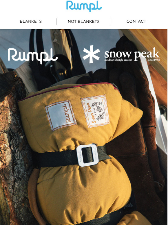 Rumpl Limited Edition Rumpl x Snow Peak Milled