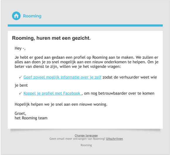 Welkom op Rooming!