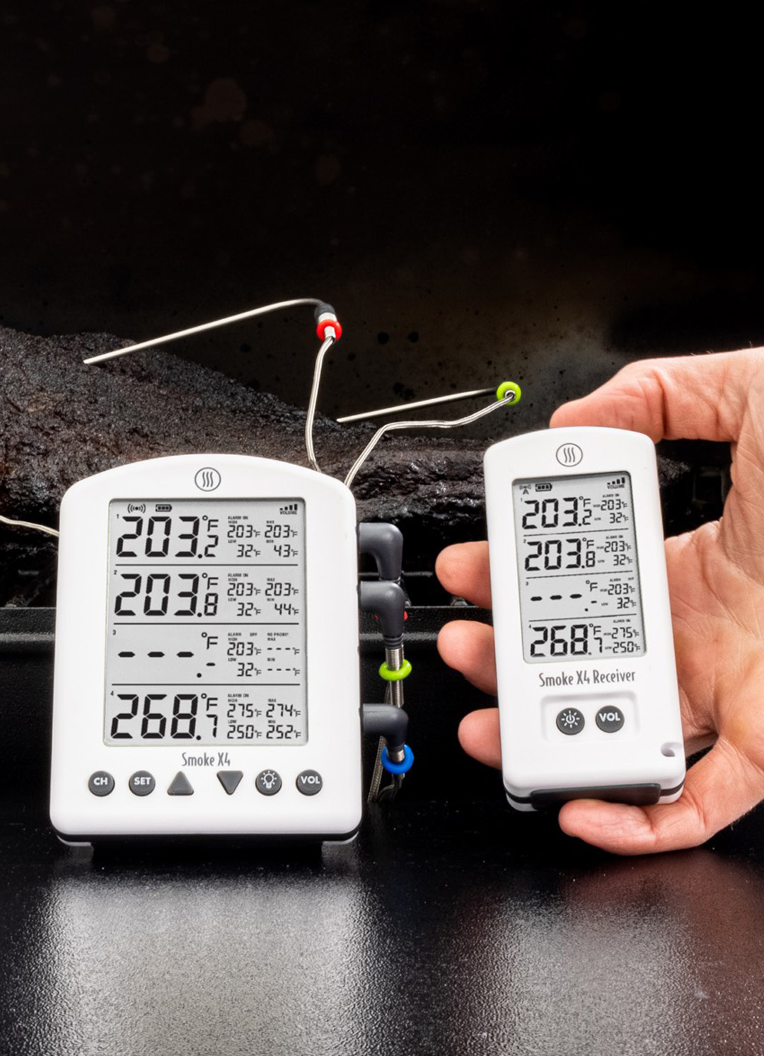 ThermoWorks 20 Off Smoke X4 LongRange Remote Cooking Thermometer