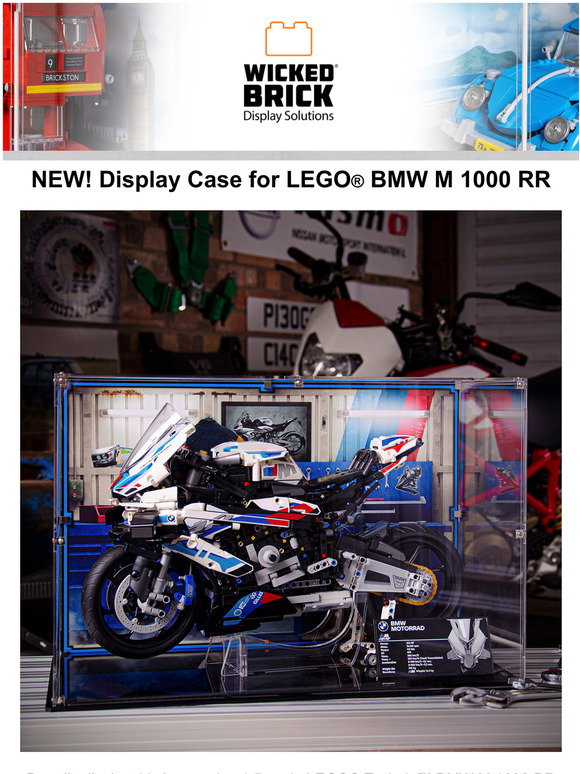 Wicked Brick: NEW BMW Bike display case! | Milled