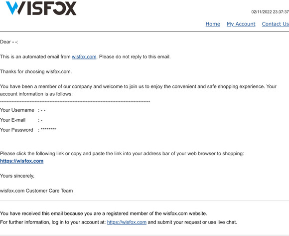 Welcome to wisfox.com.