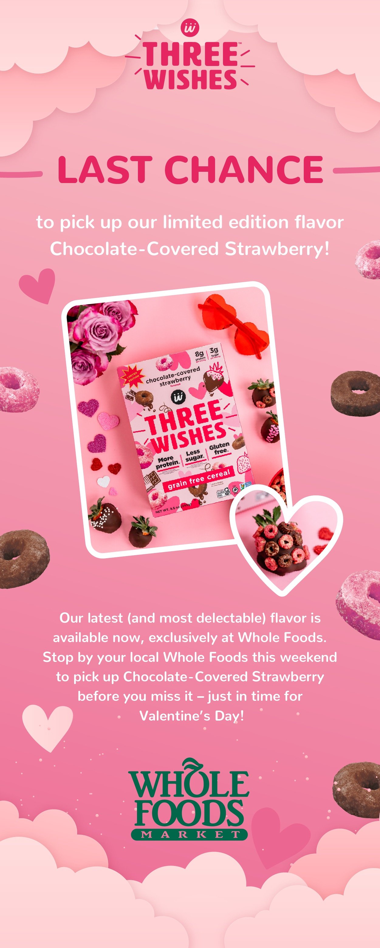 Three Wishes Cereal Strawberry