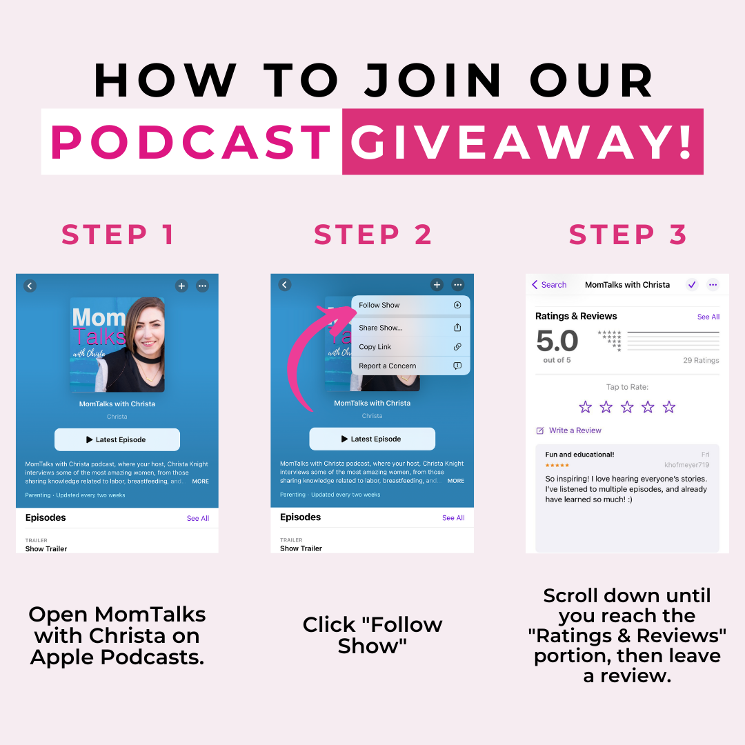 How to join our Podcast Giveaway