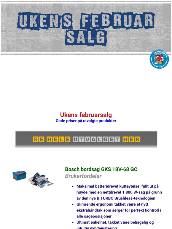Supre tilbud fra Verkty4u