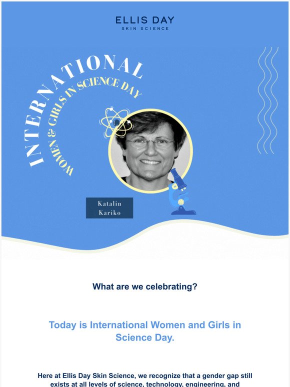 Celebrate International Women + Girls in Science Day! t