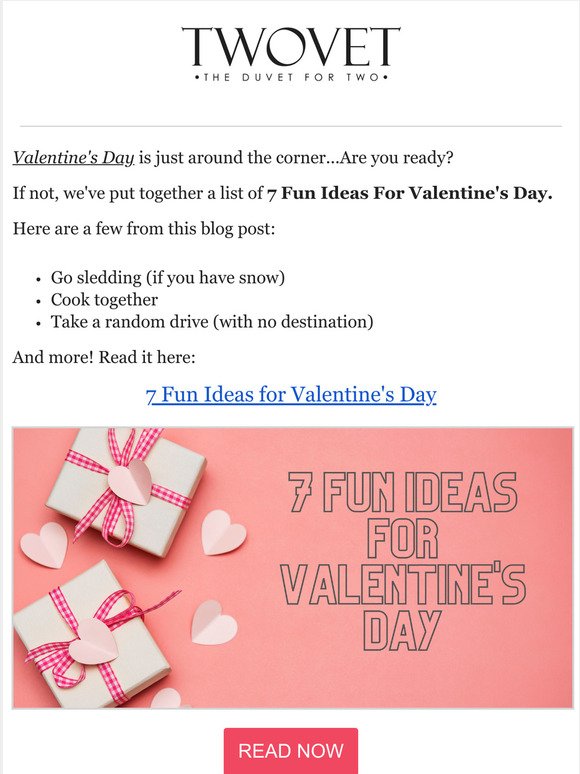 Need fun Valentine's Day ideas?