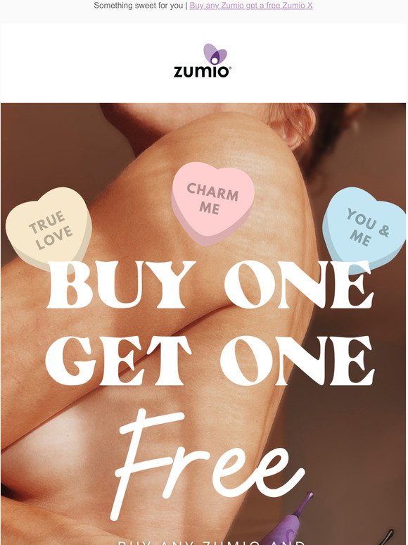 Buy one get one free Valentine's Day just got better