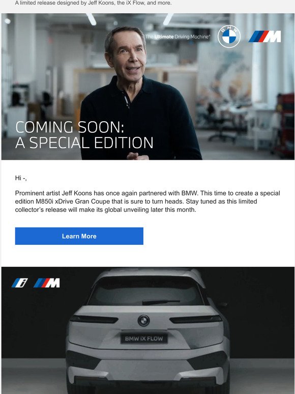 Get ready for a BMW special edition