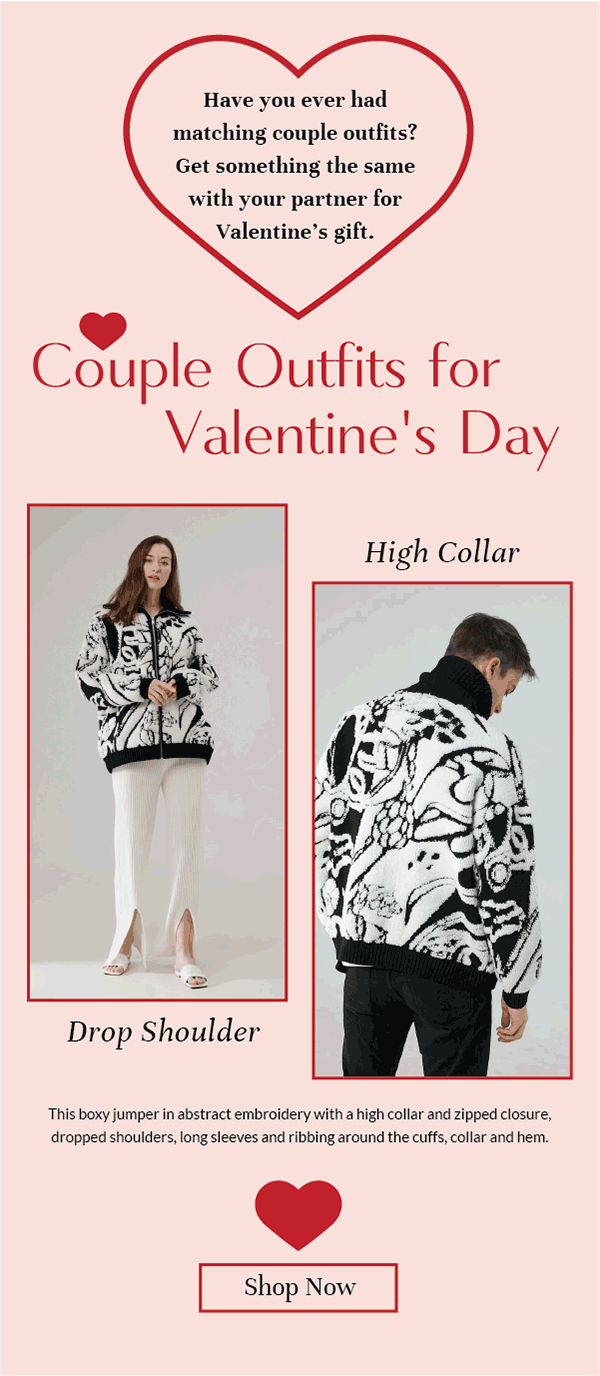 Naploungewear Couple outfits for Valentine's Day Milled