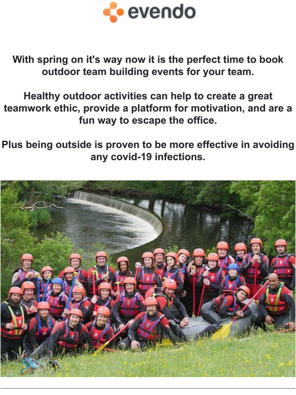 Book your outdoor team building activities now
