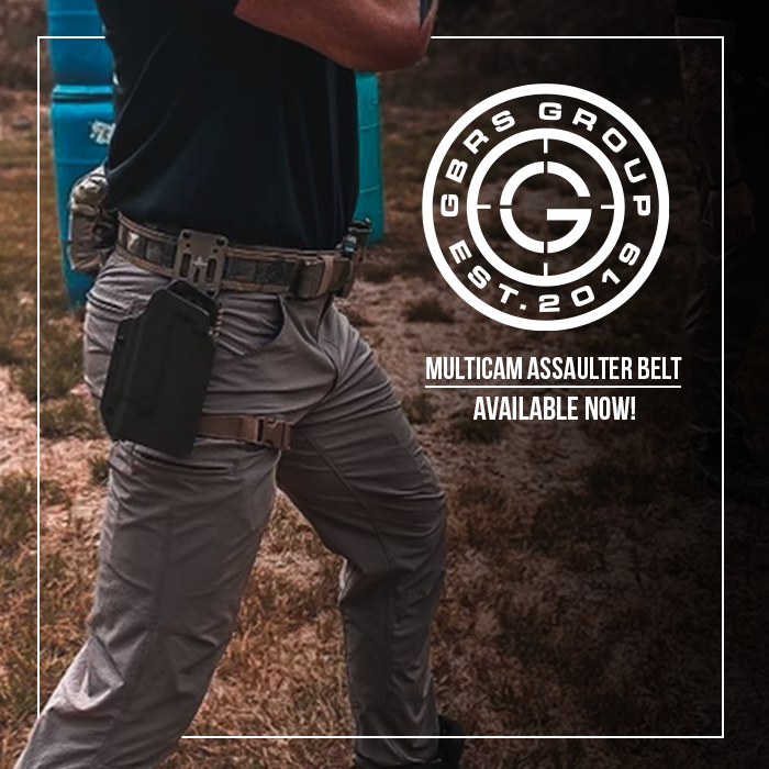 GBRS Multicam Belts are IN STOCK! Milled