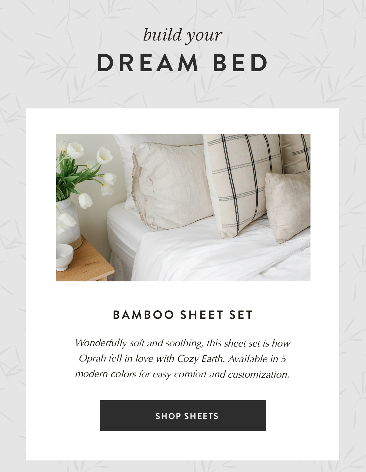 Cozy Earth The Perfect Bed... Milled