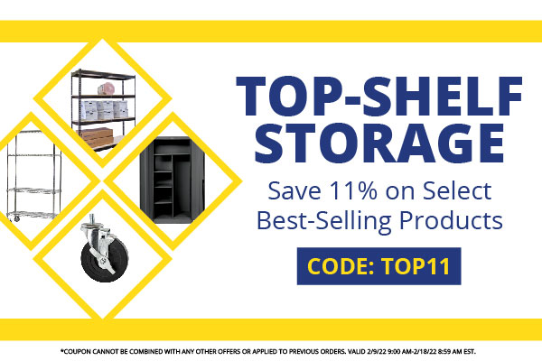 Top-Shelf Storage - Save 11% on select best-selling products