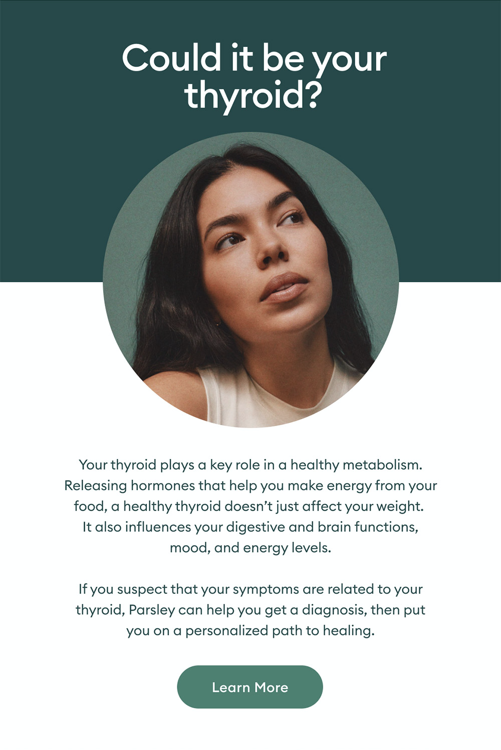 Parsley Health Thyroid issues can cause a ripple effect. Milled