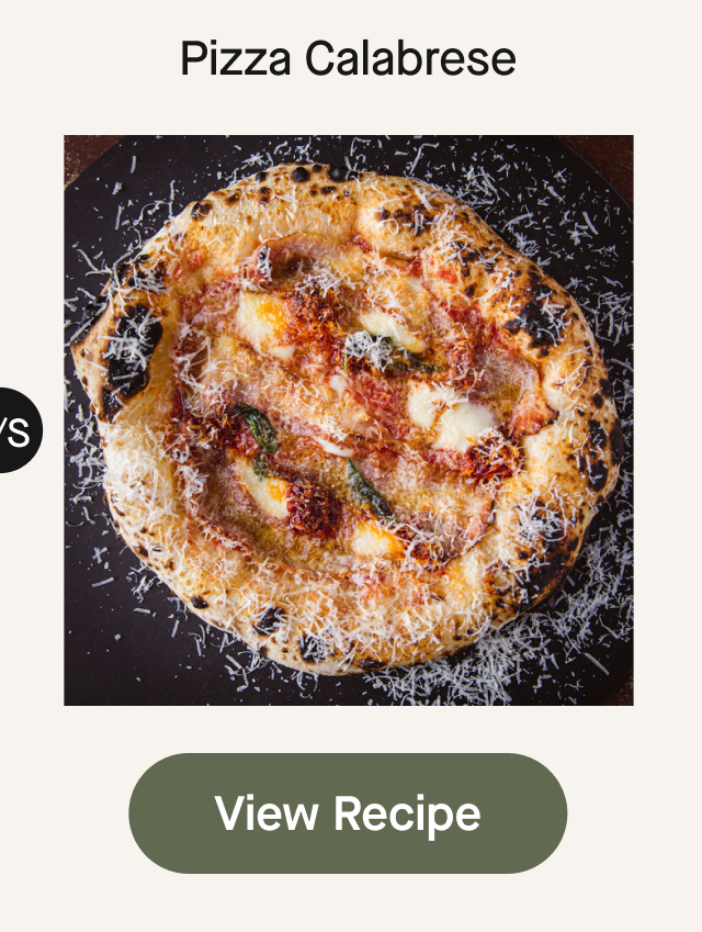 Pizza Calabrese Recipe