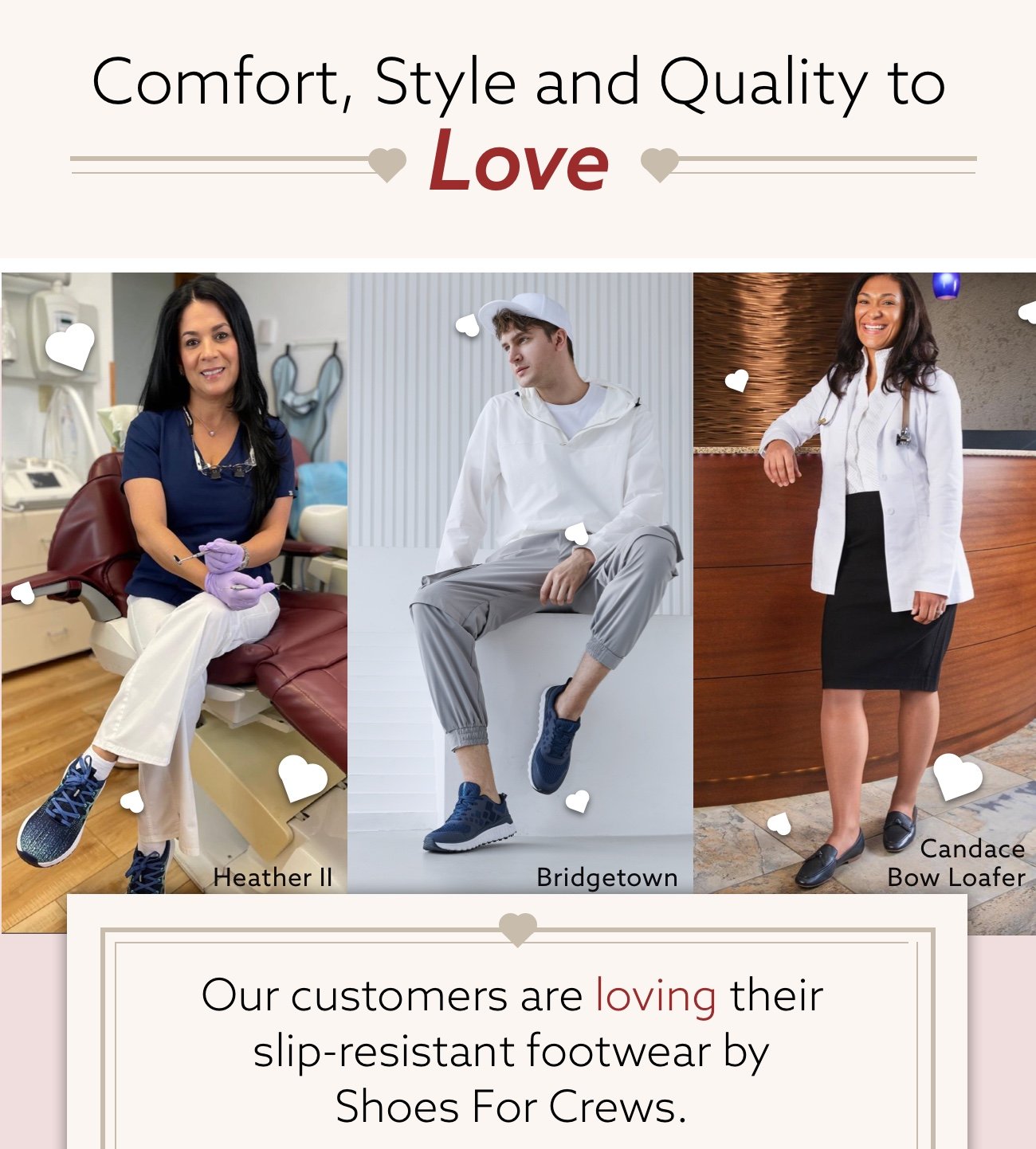 Comfort, Style and Qiality to Love.