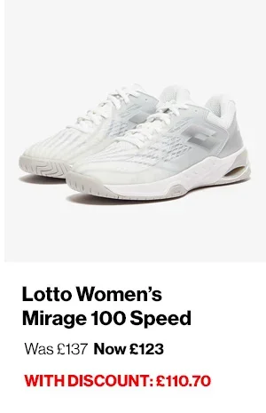 Lotto-Womens-Mirage-100-Speed-All-White-Silver-Metal-2-Womens-Shoes