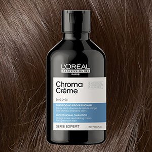 Nouveau shampooing anti-reflets orange pour les cheveux châtains de L'Oréal Pro