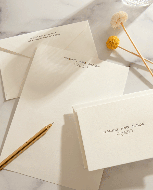 Crane & Co Couples Stationery Thats Better Together Milled