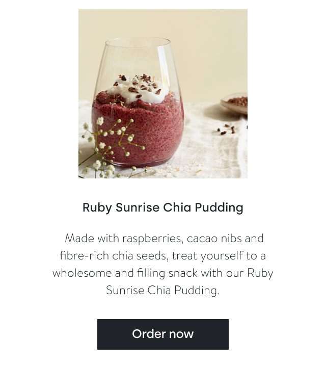 Ruby Sunrise Chia Pudding