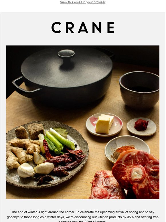 JOURNAL - Meet Crane: Exquisitely Crafted British Cookware - The Foundry  Home Goods