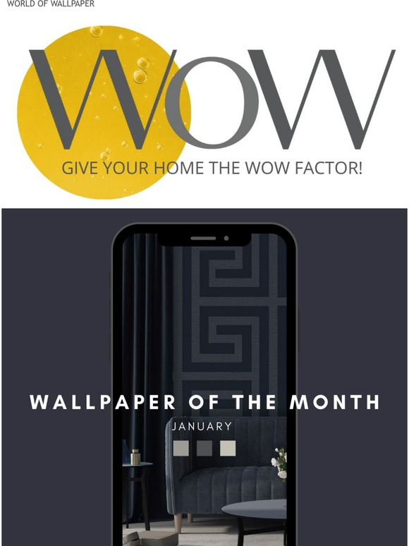 Wallpaper of the month: the stylish Giorgio Greek Key wallpaper in navy at World of Wallpaper