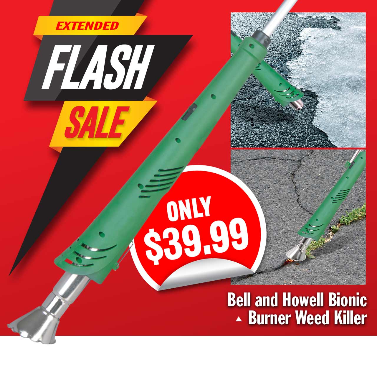 Heartland America 54 Off Bell+Howell Bionic Weed Killer, NEW 39.99