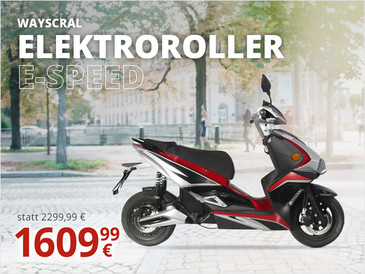 Wayscral Elektroroller E-Speed für 1609,99€ statt 2299,99€