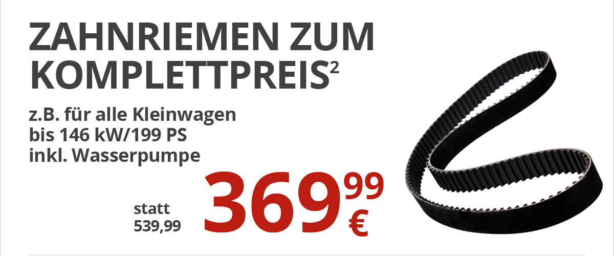 Zahnriemen zum Komplettpreis
