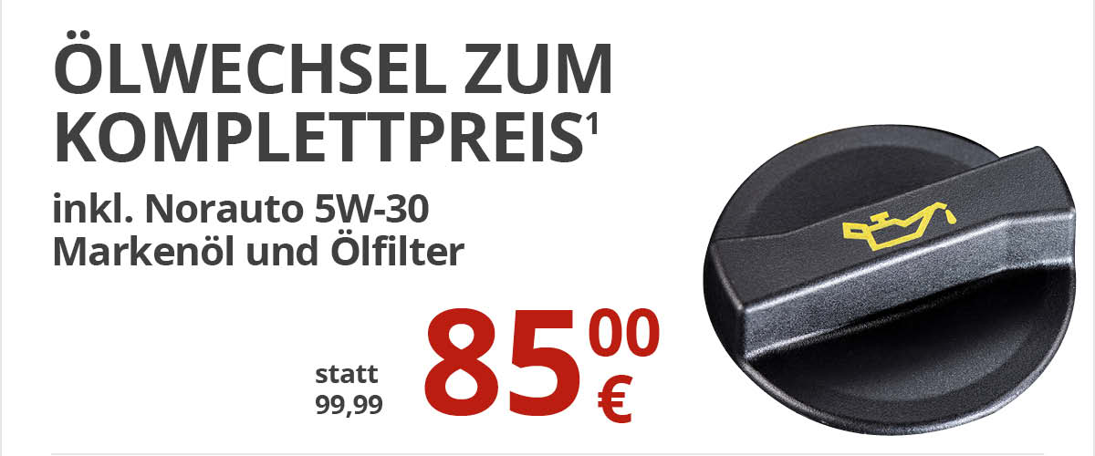 Ölwechsel zum Komplettpreis