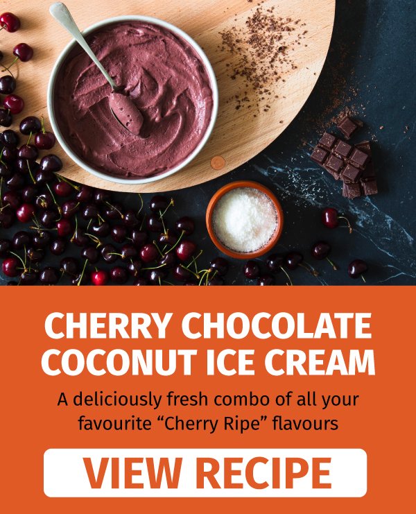 Cherry Chocolate Coconut Ice Cream