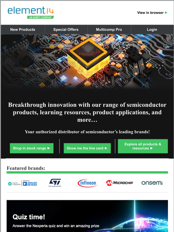 Breakthrough innovation with element14!