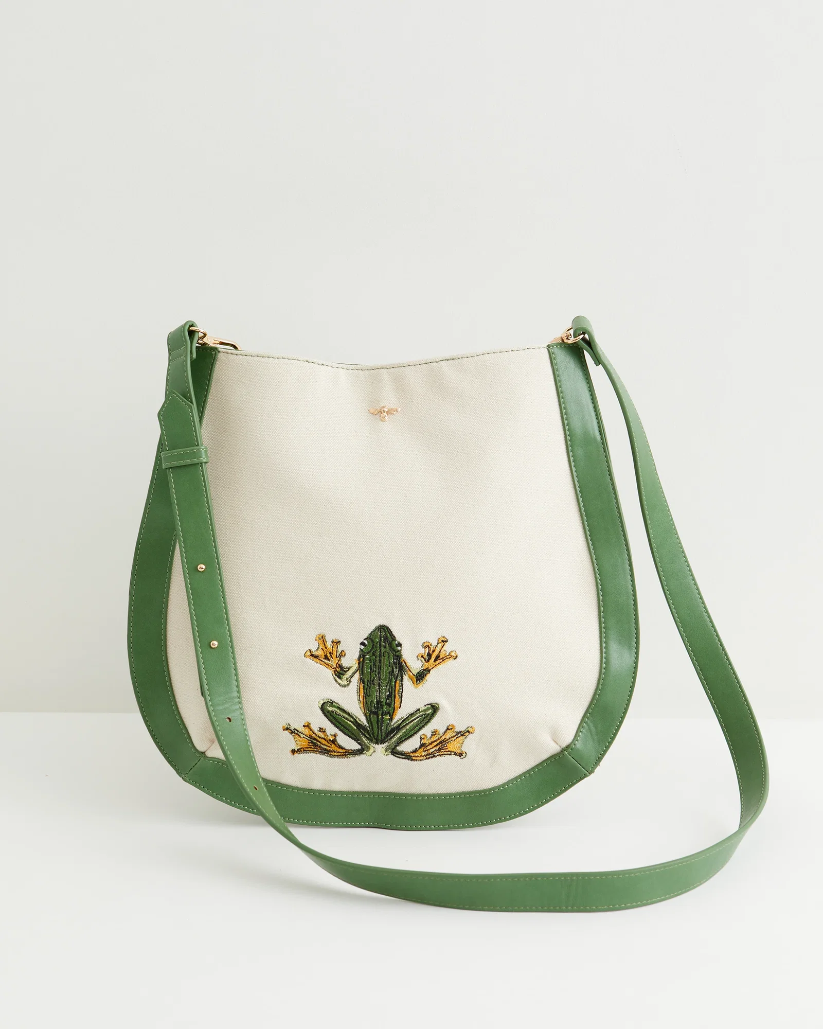 Image of Curiouser Frog Messenger Bag