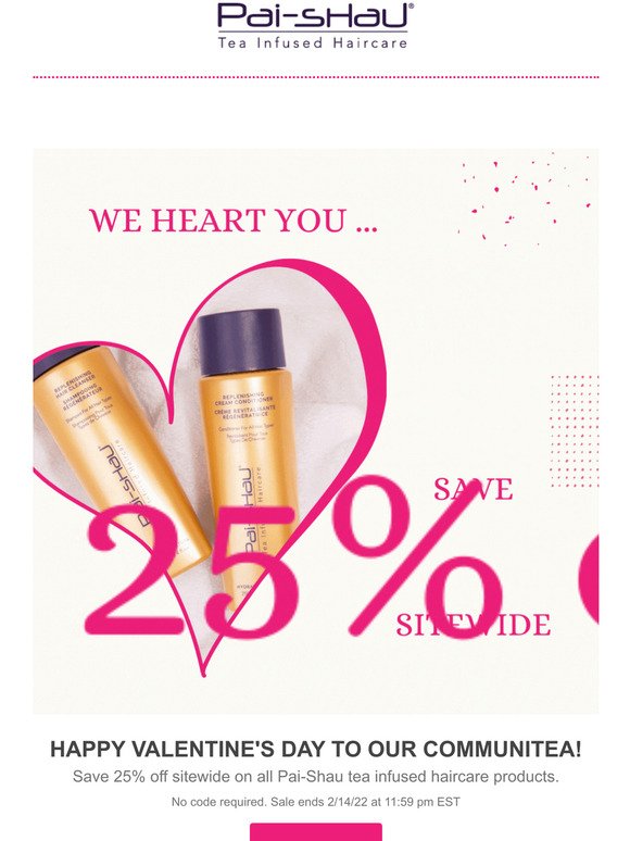 TODAY ONLY! Save 25% off Sitewide