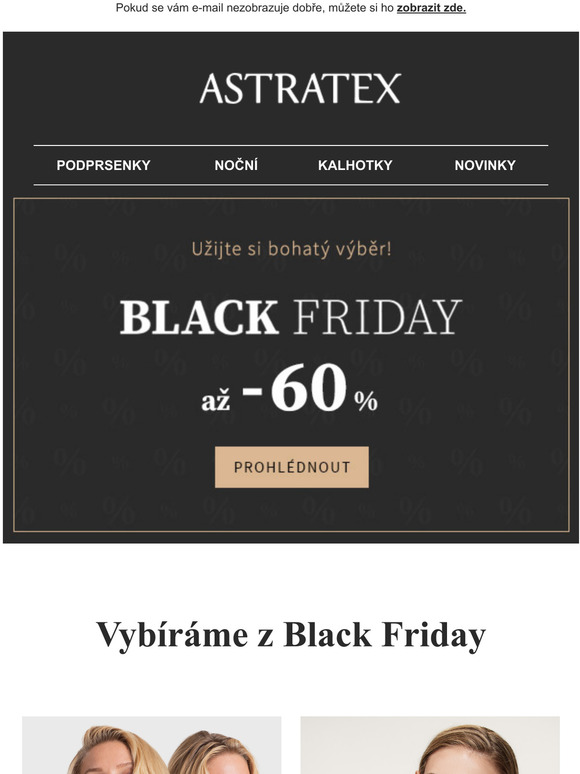 Vyplouvme Tden s Black Friday slevami a 60 %.