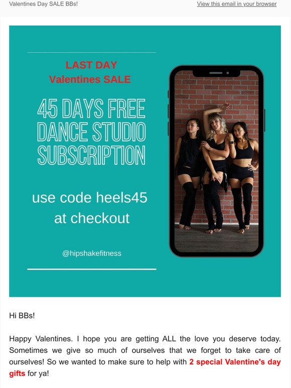 Last Day to Get 45 Days FREE!