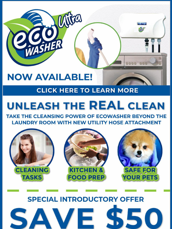 New EcoWasher ULTRA Now Available