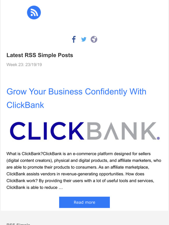 The last 1 posts from our blog