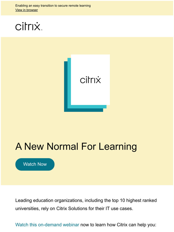 A New Normal For Learning