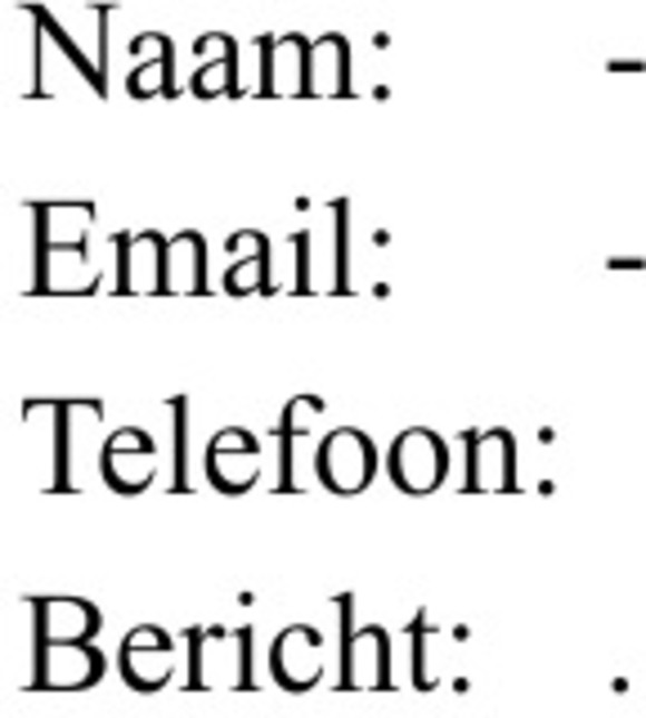 Bericht verzonden