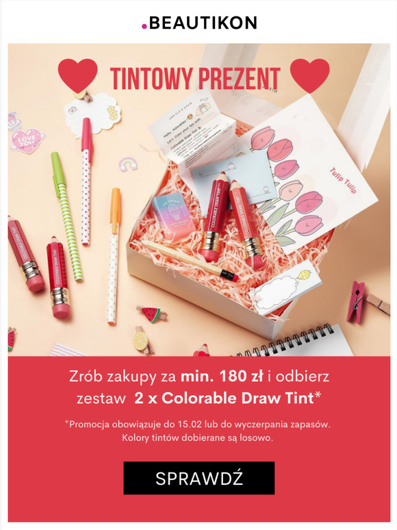 Jeszcze tylko dzi! TINTY w prezencie! Skorzystaj!