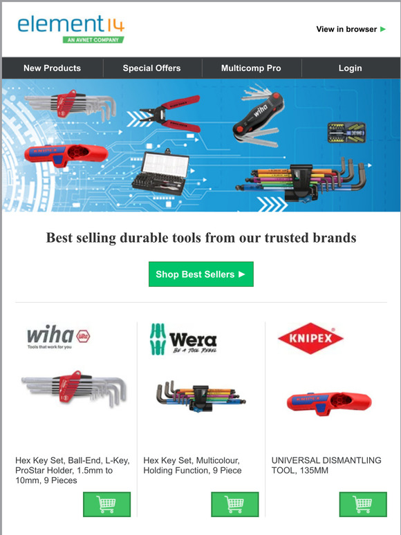Durable tools from trusted brands