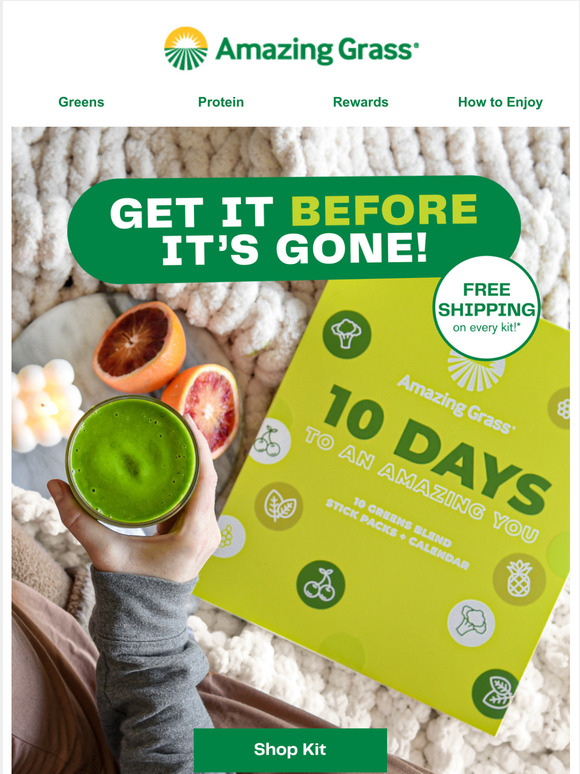 Amazing Grass Get it before it's gone! Milled