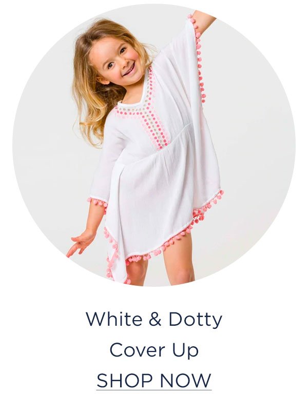 White & Dotty cover Up