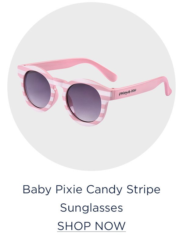 Baby Pixie Candy Stripe Sunglasses