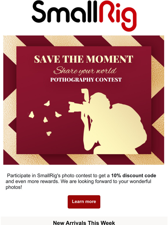 SmallRig Get the 10 OFF coupon Join the SmallRig Photography Contest